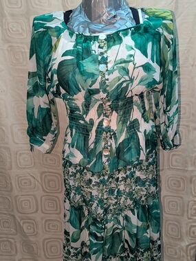 Emma & Michele Women's Button-Front Maxi Dress Size 16W